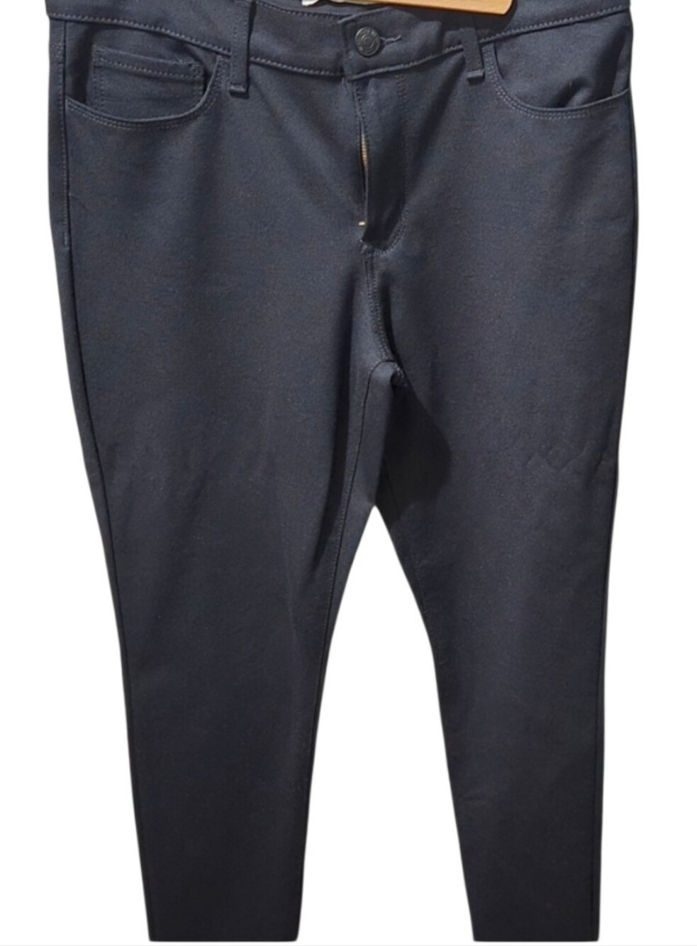 NWT Nine West Cigarette Mid Rise Skinny Pants Black Stretch Career Petite 6P